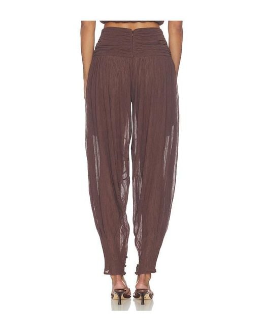 Camila Coelho Purple Mirelle Pant