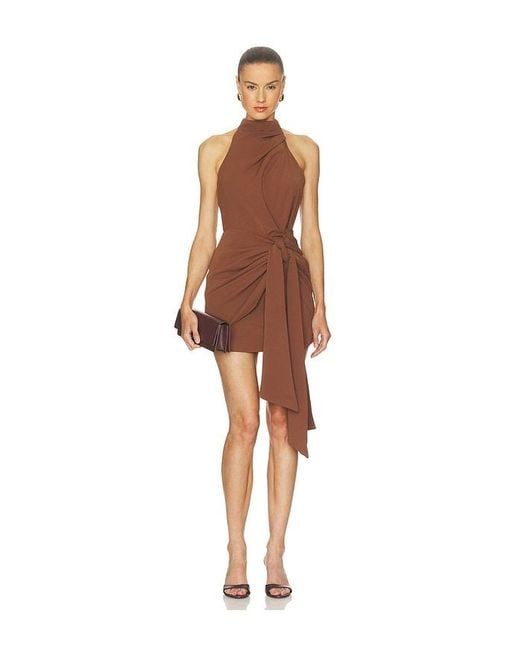 Elliatt Multicolor Anaya Halter Mini Dress