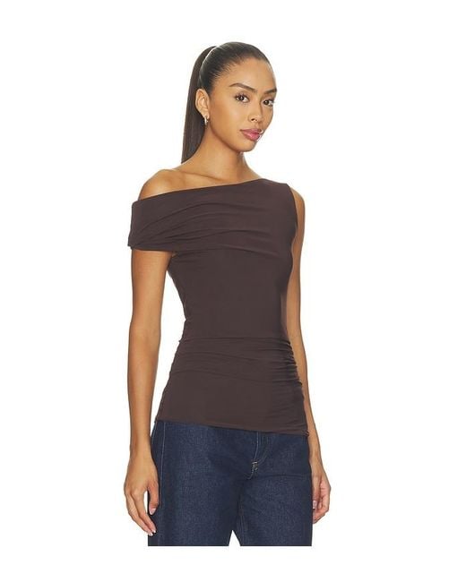 Top Blusa Carlin En Color Marrón Talla (También En Xs, S, M, Xl) Agolde de color Blue