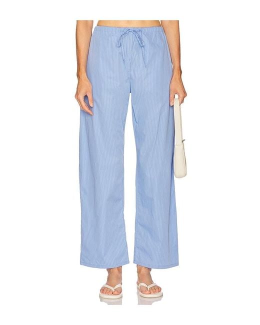 Leset Blue Yoshi Drawstring Pant