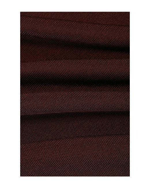 SRG Red Mehek Asymmetric Knit Dress