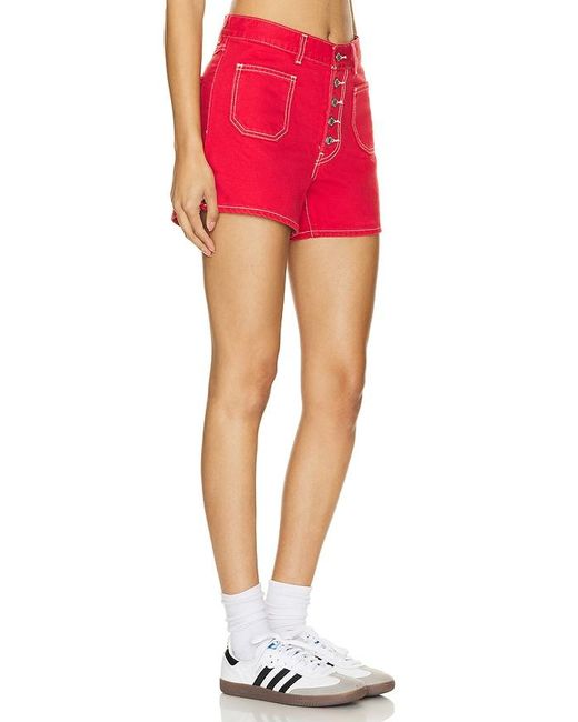 Levi's Red SHORTS 80S MOM