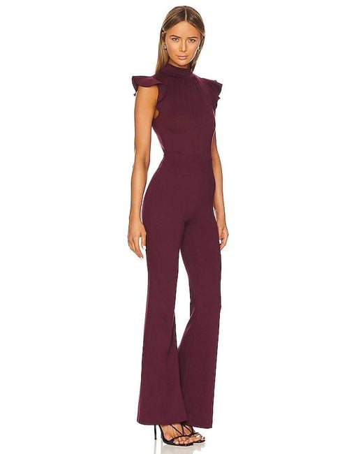 Amanda Uprichard Red X Revolve Davina Jumpsuit