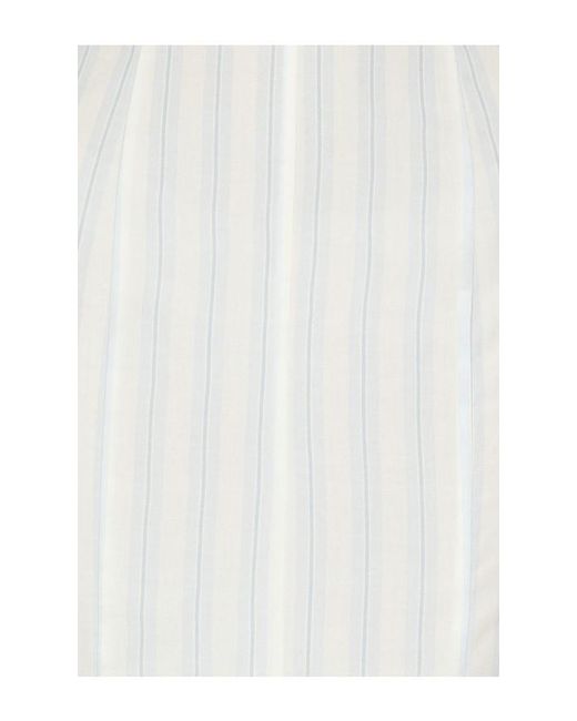 LPA White Harper Midi Dress