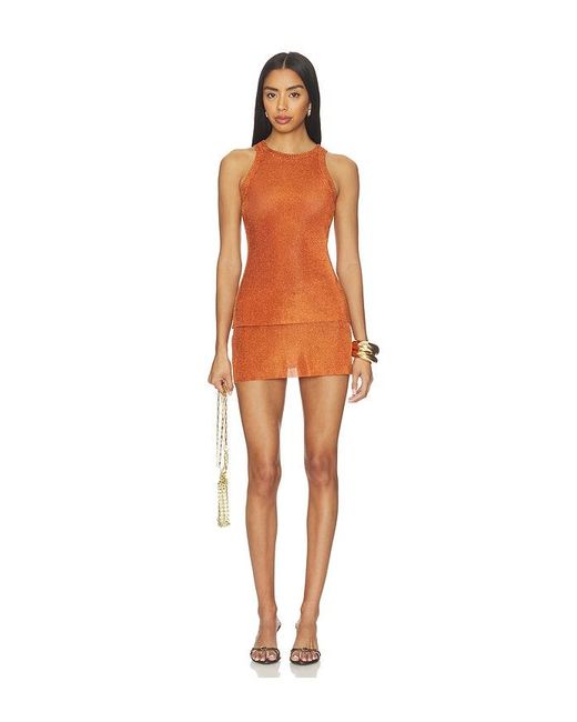GUIZIO Orange X Revolve Jewels Skirt