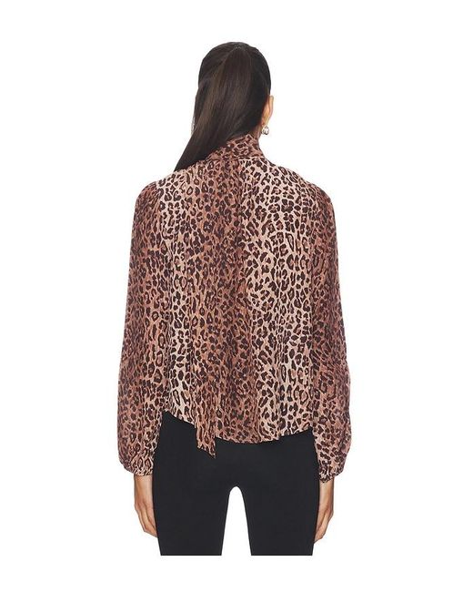 Rixo Blue Moss Blouse