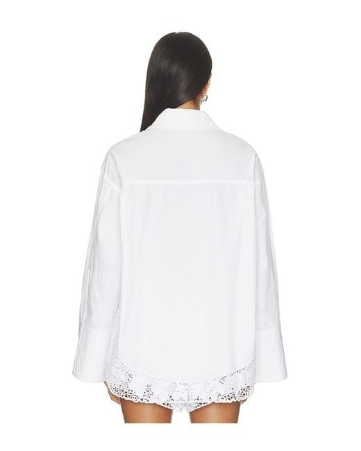 ROTATE BIRGER CHRISTENSEN White Oversized Shirt