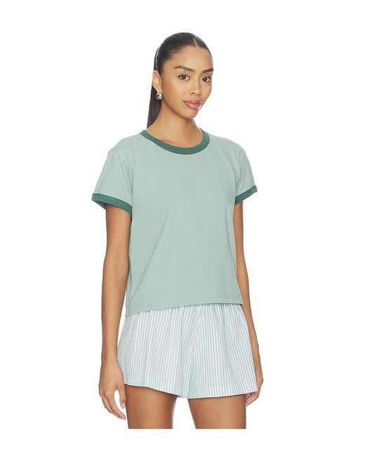 Leset Blue Margo Ringer Tee