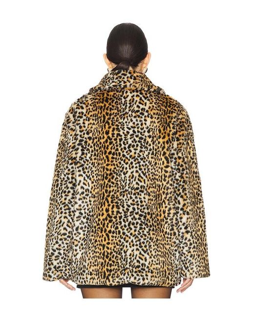 Bardot Multicolor Vento Faux Fur Coat