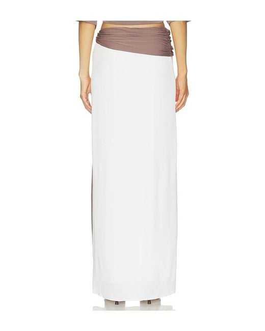 Benni White Arlo Skirt