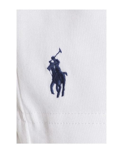 Polo Ralph Lauren White Jersey Crop Short Sleeve T-Shirt