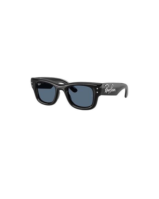 Ray-Ban Blue Wayfarer Puffer Square Sunglasses for men