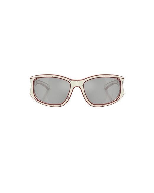 DIESEL Natural Rectangular Sunglasses