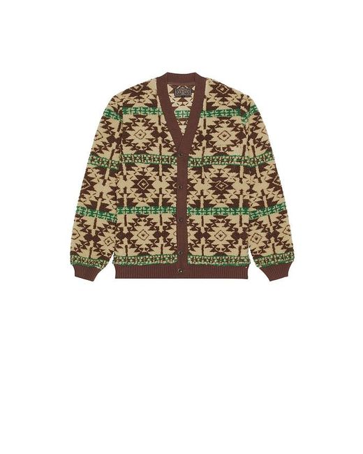 Cárdigan En Color Marrón Talla (También En M) Beams Plus de hombre de color Brown