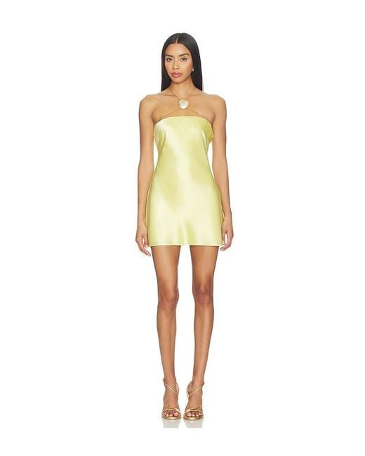retroféte Yellow Ebba Dress
