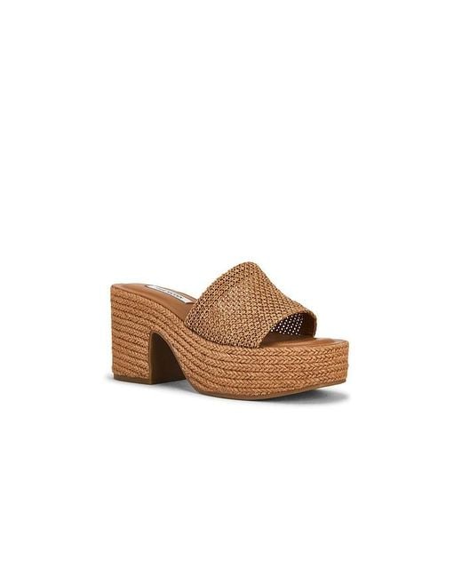 Steve Madden White Trippy Platform Sandal