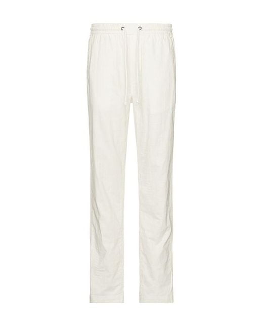 Marine Layer White Saturday Stretch Beach Pant for men