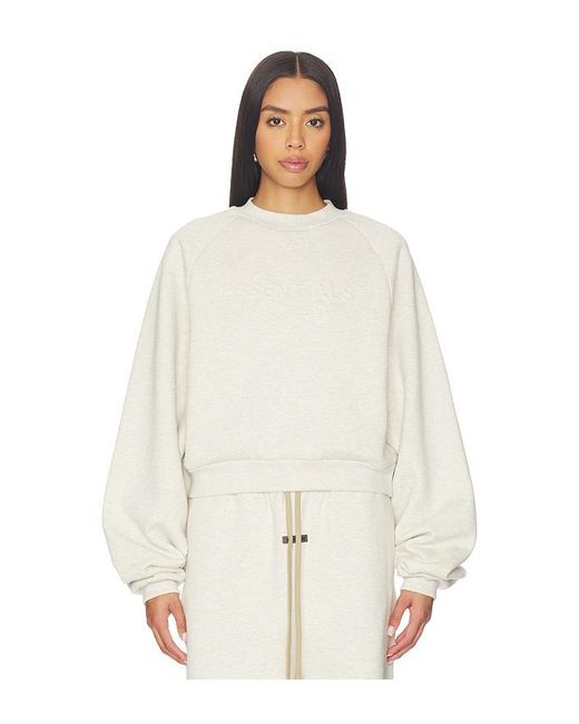 Fear Of God White 90's Raglan Sweatshirt