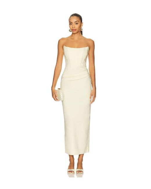Shona Joy Lani Strapless Corset Maxi Dress in White | Lyst Shona Joy Lani Strapless Corset Maxi Dress in White | Lyst