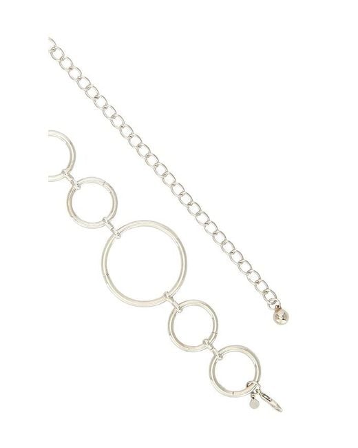 petit moments Black Circle Chain Belt