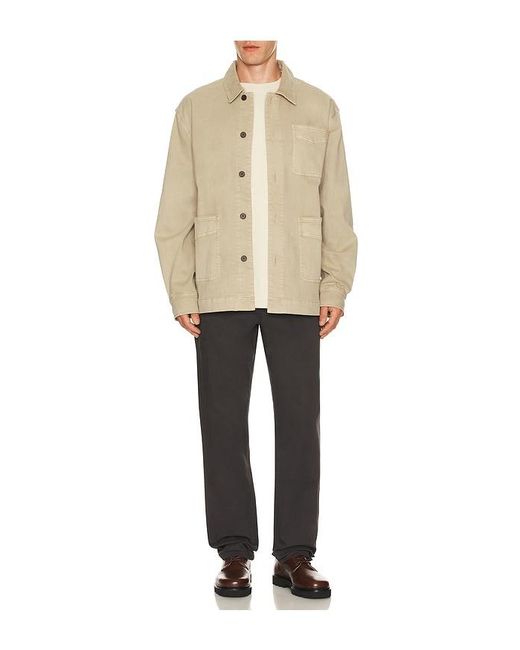 Fair Harbor Natural Seaport Chore Jacket for men