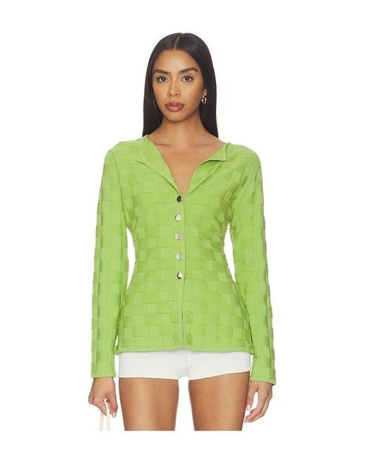 ALIGNE Green Olsen Knitted Shirt