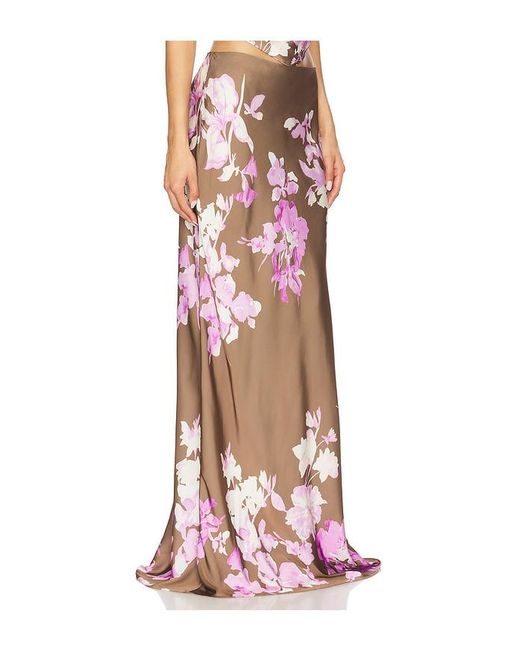 Rococo Sand Red Maxirock Skirt