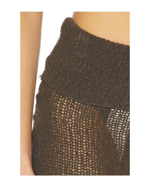Haight Black Mini Julia Knit Tricot Skirt