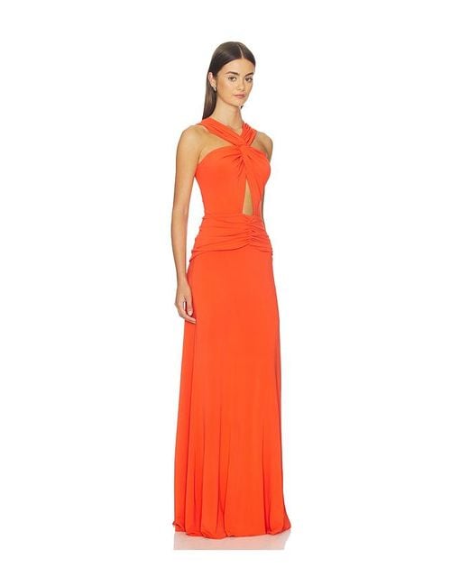 Silvia Tcherassi Orange Kleid Naga