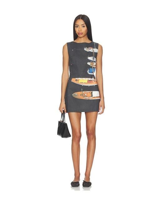 YELLOW THE LABEL Multicolor X Revolve Chloe Linen Dress