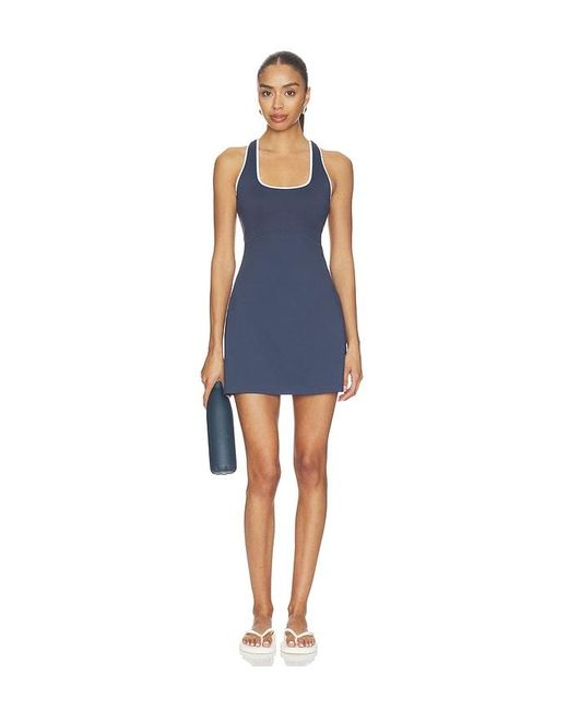 Varley Ruana Varley Ruan Court Dress in Blue | Lyst UK
