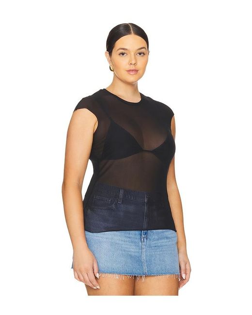 Nina Top En Color Negro Talla (También En 2X) AFRM de color Blue