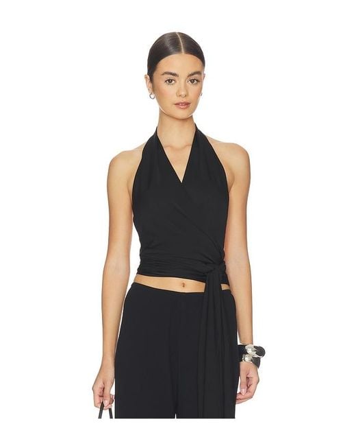 AYA MUSE Black Aelir Top