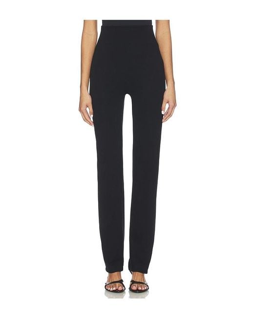 Leset Black Rio High Waist Straight Pant Ii