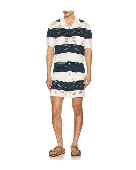 Agua Bendita Blue Jared Shirt for men
