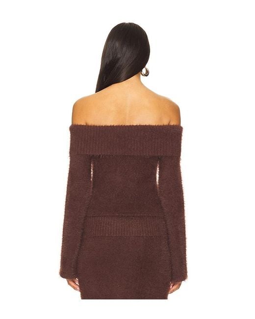 Seven Wonders Red Anneliese Off Shoulder Top