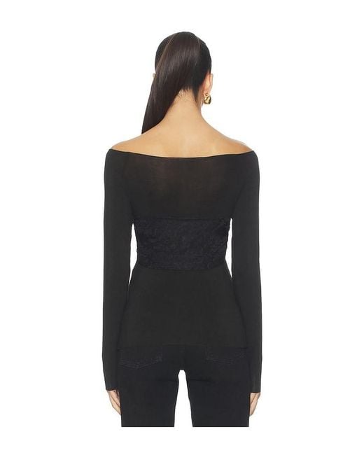 Steve Madden Black Hailey Top