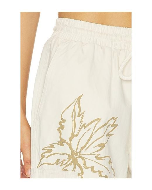 Juliet Johnstone White Cotton Parachute Pant