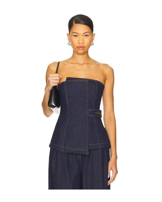 Significant Other Blue Micah Top