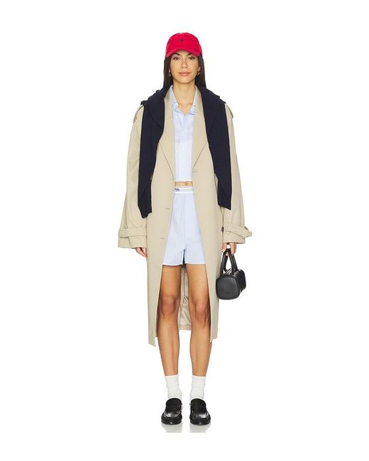 HOMMEGIRLS White Original Cropped Shirt