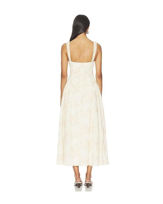 Line & Dot White Lilianna Dress
