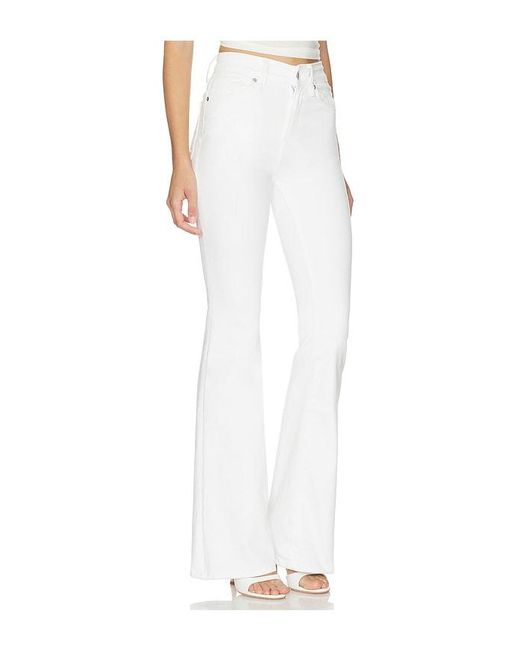 GOOD AMERICAN White Good Legs Flare Jeans