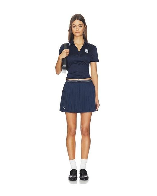 Lacoste Blue Tennis Performance Mini Skirt