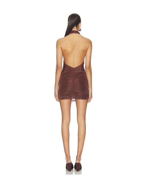Lovers + Friends Brown Octavia Mini Dress