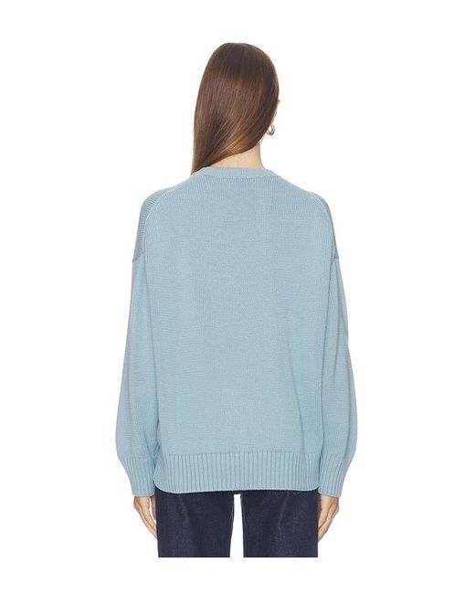 Polo Ralph Lauren Blue Cotton Bear Crew Neck Pullover