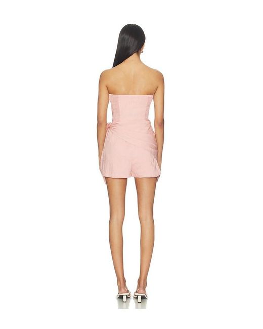 Amanda Uprichard Pink X Revolve Revan Romper