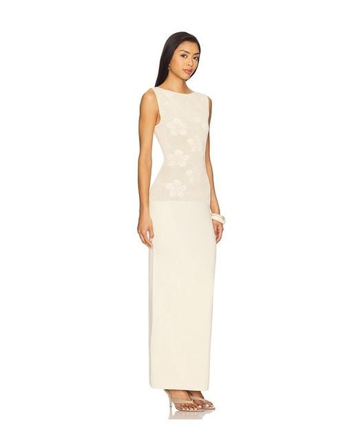 Lovers + Friends White Aubery Maxi Dress
