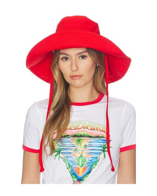 Lack of Color Holiday Bucket Hat in Red | Lyst UK