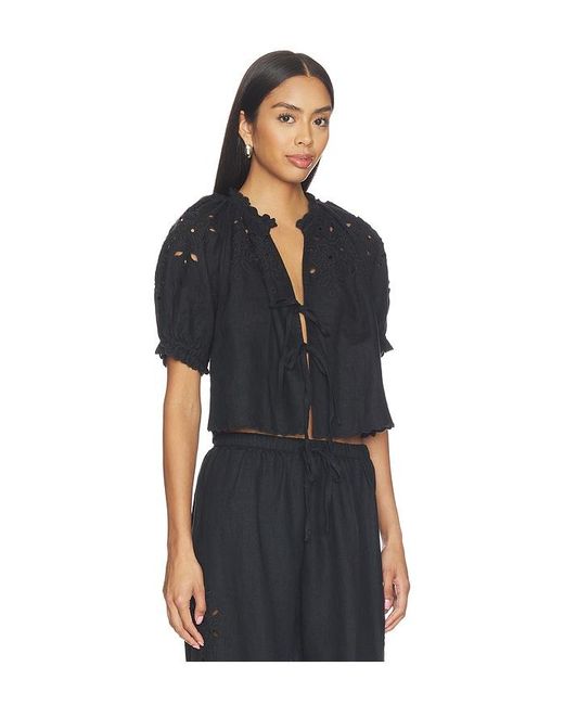 Rails Black Lizbeth Top