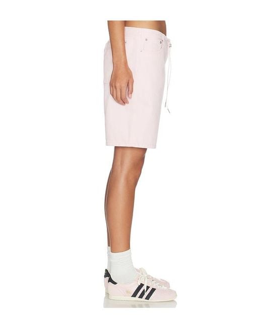 Still Here White Cool Mid Rise Shorts